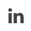 LinkedIn icon in grey